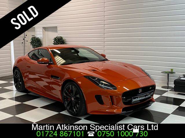 Jaguar F-Type 5.0 V8 Supercharged V8 R 2dr Auto AWD Coupe Petrol Firesand Orange