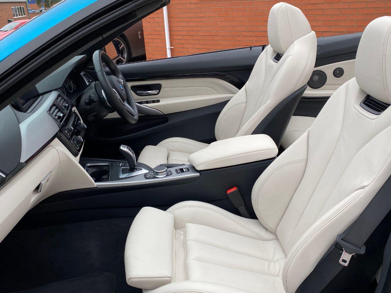 BMW 4 Series 3.0 430d M Sport 2dr Auto Professional Media Convertible Diesel Snapper Rocks Blue Metallic