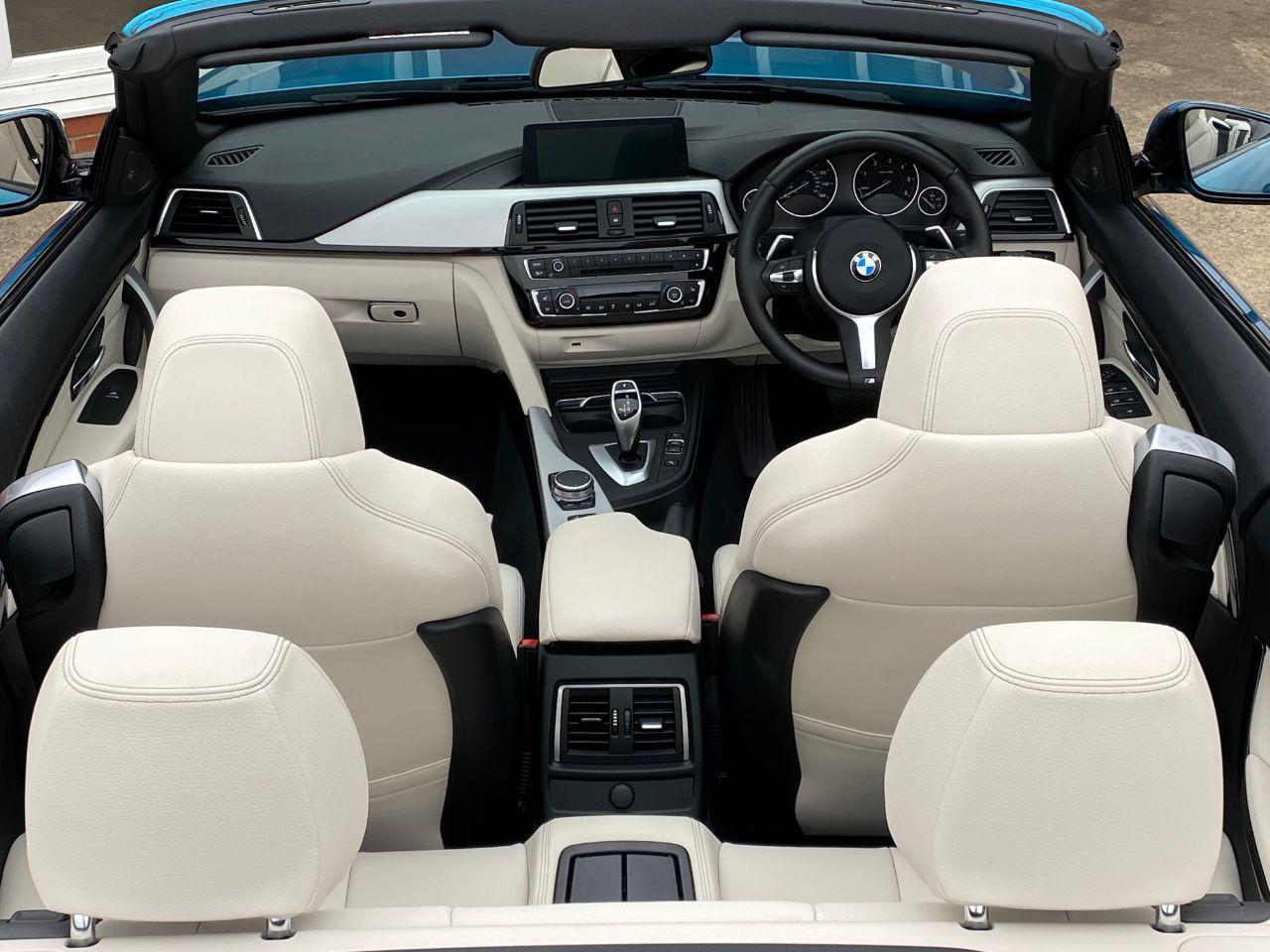 BMW 4 Series 3.0 430d M Sport 2dr Auto Professional Media Convertible Diesel Snapper Rocks Blue Metallic