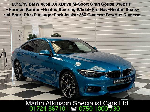 BMW 4 Series 3.0 435d xDrive M-Sport Gran Coupe 5dr Automatic Coupe Diesel Snapper Rocks Blue Metallic