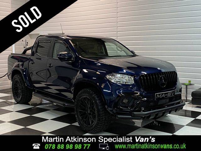 Mercedes-Benz X Class 2.3 250d 4Matic Progressive Double Cab Pickup Auto Pick Up Diesel Cavansite Blue Metallic