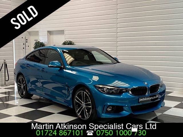 BMW 4 Series 3.0 435d xDrive M-Sport Gran Coupe 5dr Automatic Coupe Diesel Snapper Rocks Blue Metallic