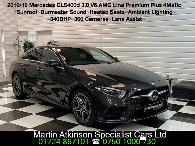 2019 Mercedes-Benz CLS 2.9 CLS 400d 4Matic AMG Line Premium Plus 4dr 9G-Tronic