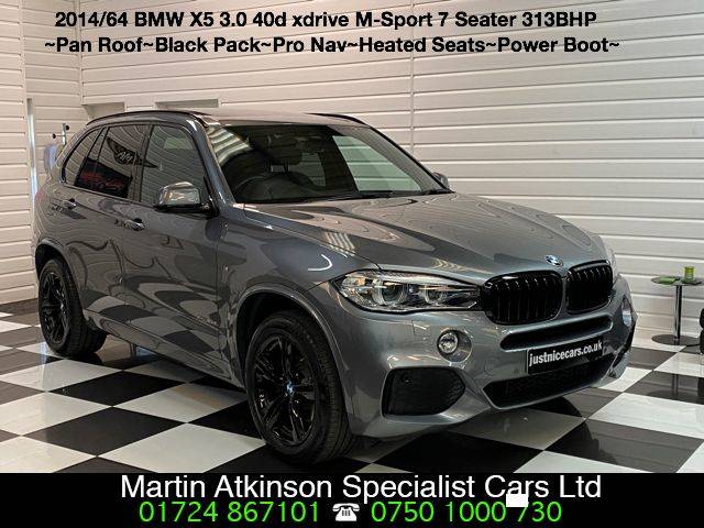 2014 BMW X5 3.0 xDrive40d M Sport 5dr 7 Seater