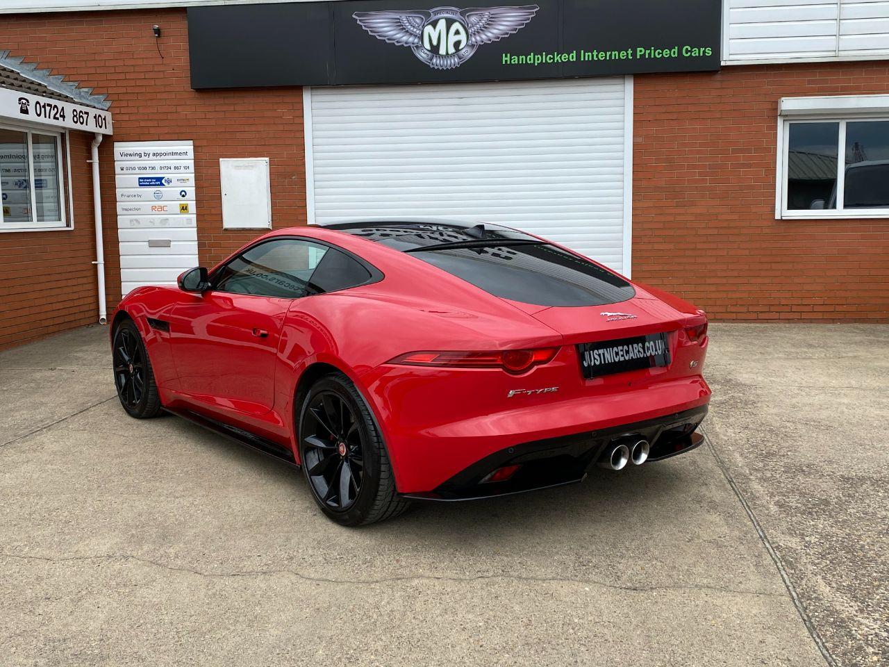 Jaguar F-type 3.0 V6 S Coupe 380BHP Coupe Petrol Salsa Red