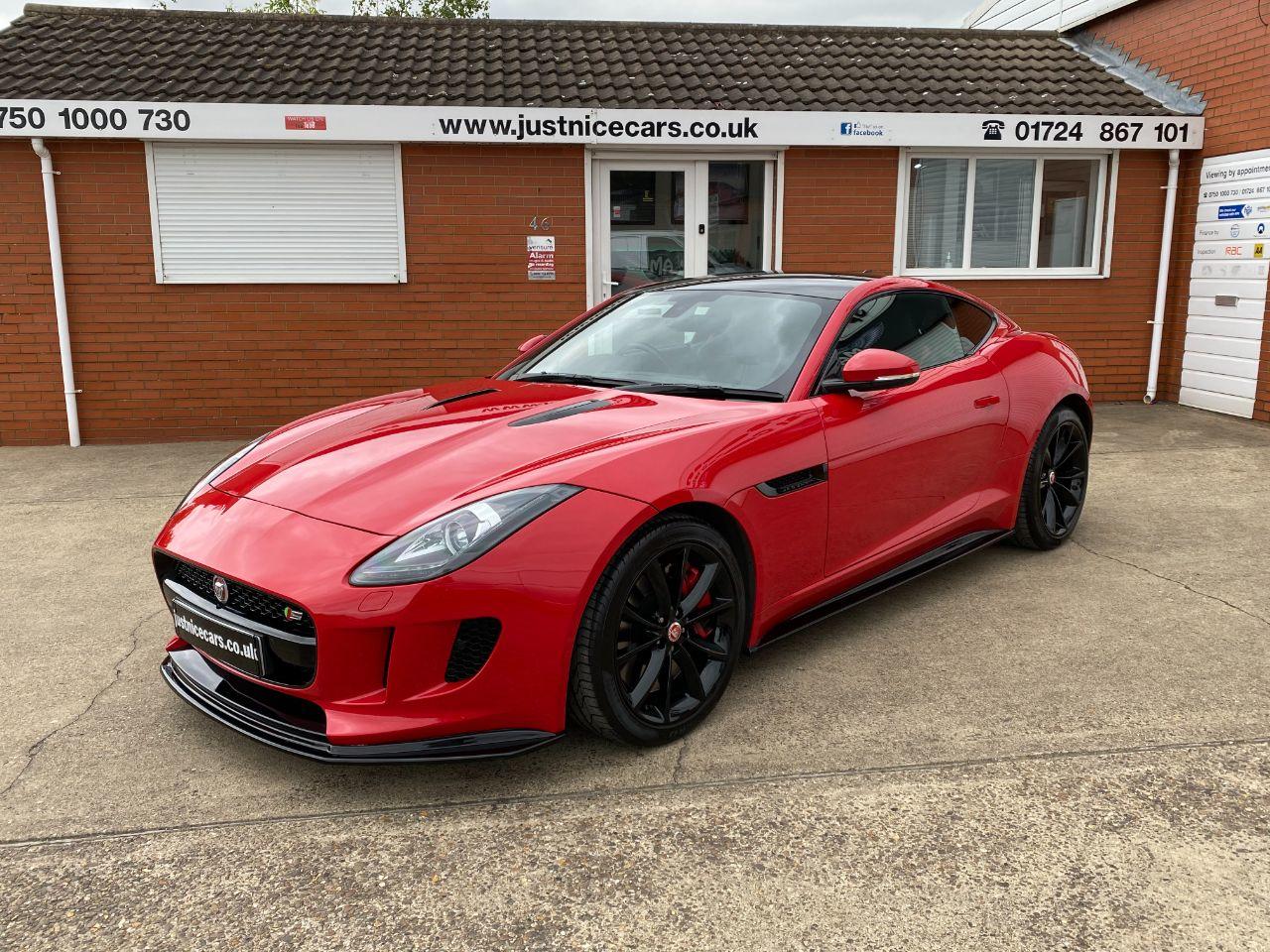 Jaguar F-type 3.0 V6 S Coupe 380BHP Coupe Petrol Salsa Red