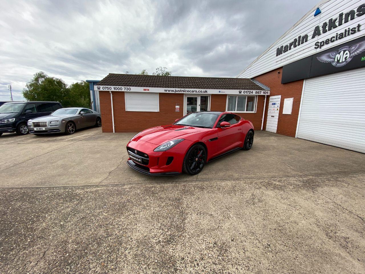 Jaguar F-type 3.0 V6 S Coupe 380BHP Coupe Petrol Salsa Red