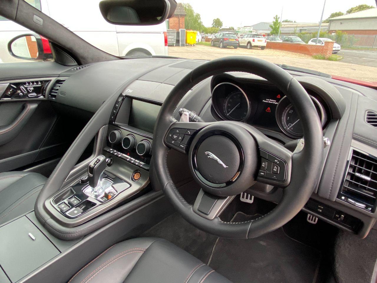 Jaguar F-type 3.0 V6 S Coupe 380BHP Coupe Petrol Salsa Red