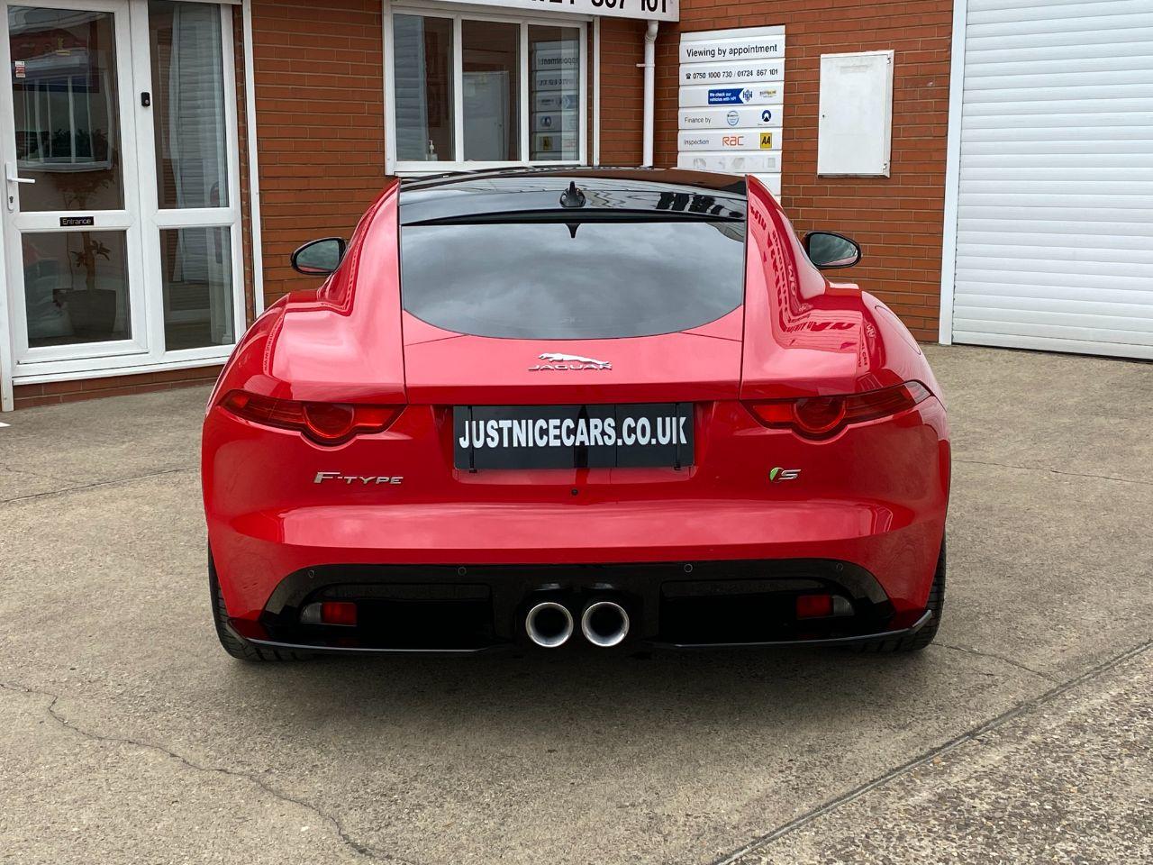 Jaguar F-type 3.0 V6 S Coupe 380BHP Coupe Petrol Salsa Red