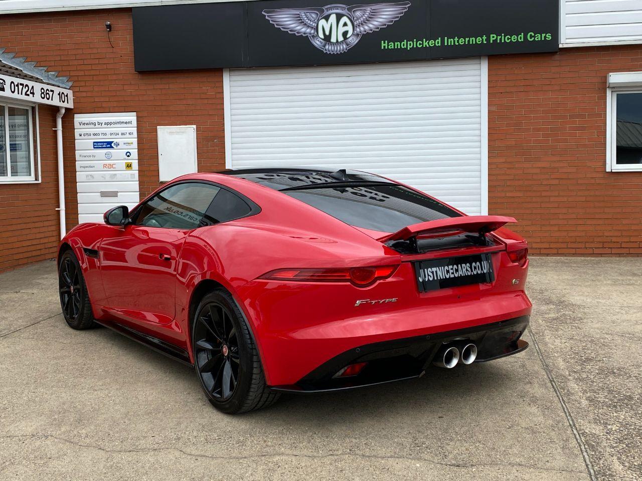 Jaguar F-type 3.0 V6 S Coupe 380BHP Coupe Petrol Salsa Red