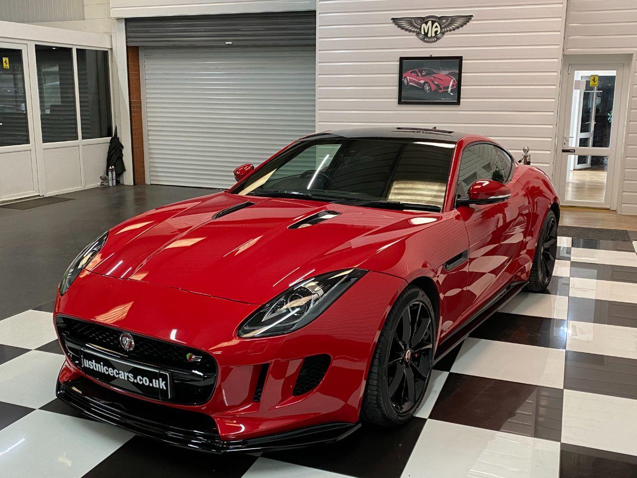 Jaguar F-type 3.0 V6 S Coupe 380BHP Coupe Petrol Salsa Red