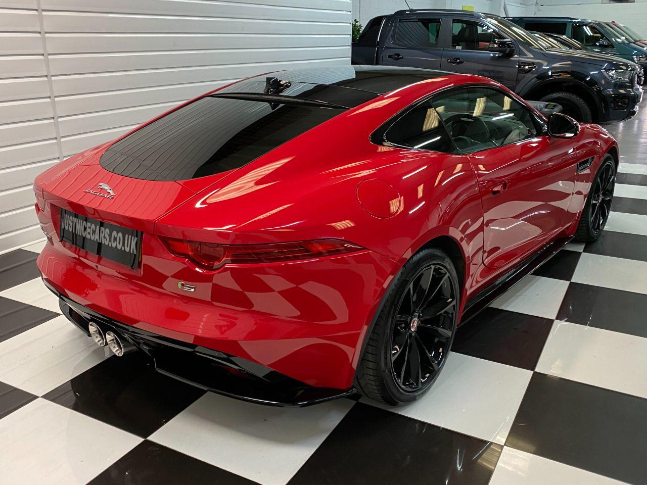 Jaguar F-type 3.0 V6 S Coupe 380BHP Coupe Petrol Salsa Red