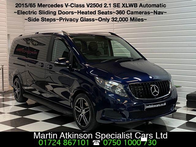 Mercedes-Benz V Class 2.1 V250 BlueTEC SE 5dr XLWB Extra Long Wheel Base MPV Diesel Cavansite Blue Metallic