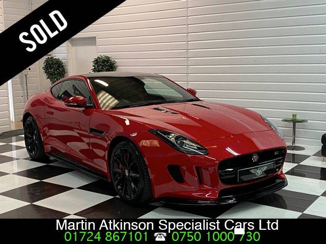 Jaguar F-Type 3.0 V6 S Coupe 380BHP Coupe Petrol Salsa Red