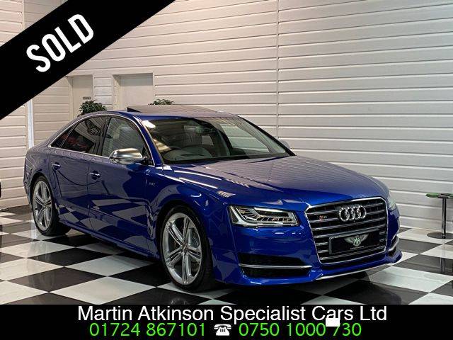 Audi A8 S8 4.0 V8 TFSi Quattro 4dr Automatic Saloon Petrol Audi Exclusive Paint Sepang Blue