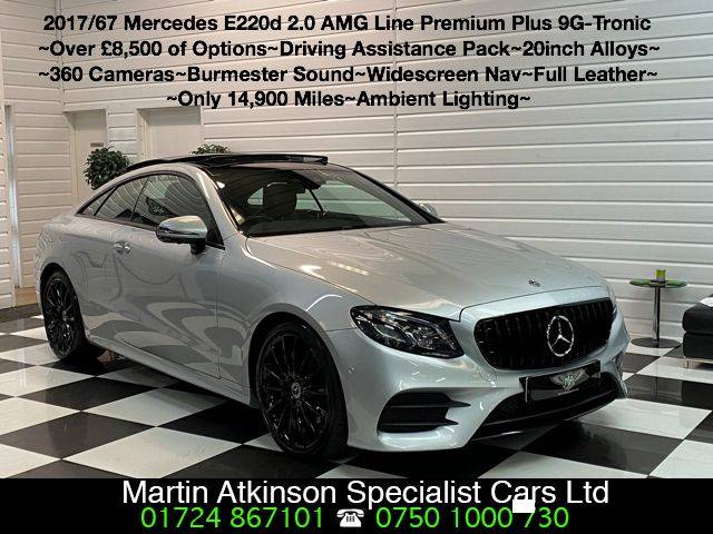 2017 Mercedes-Benz E Class 2.0 E220d AMG Line Premium Plus 2dr 9G-Tronic