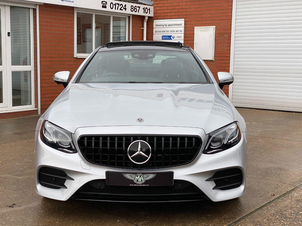 Mercedes-Benz E Class 2.0 E220d AMG Line Premium Plus 2dr 9G-Tronic Coupe Diesel Iridium Silver Metallic