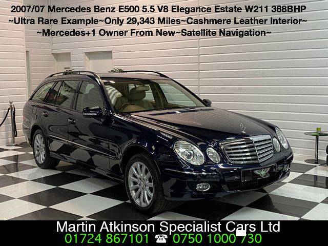 2007 Mercedes-Benz E Class E500 5.5 V8 Elegance Estate Automatic