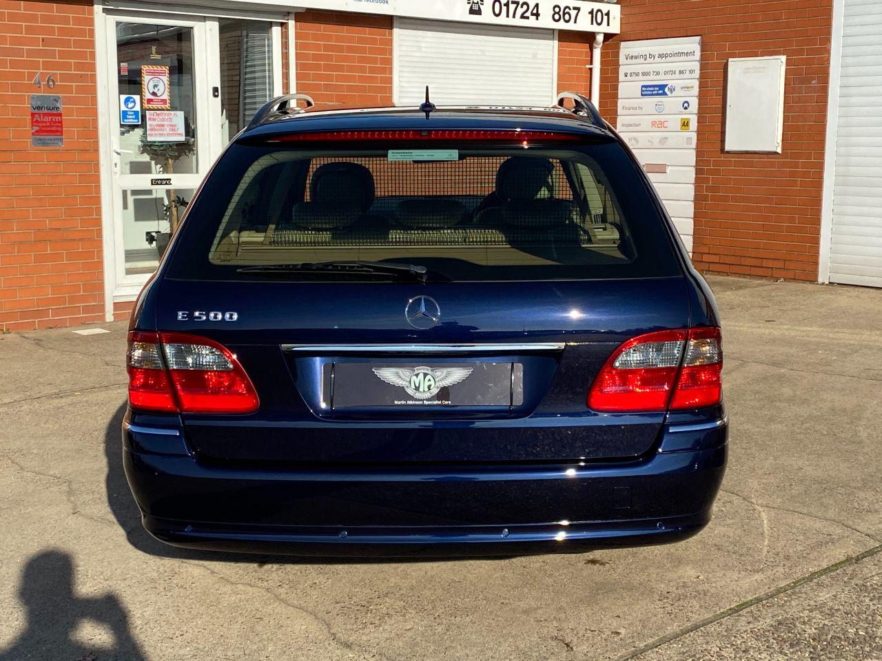 Mercedes-Benz E Class E500 5.5 V8 Elegance Estate Automatic Estate Petrol Tansanite Blue Metallic