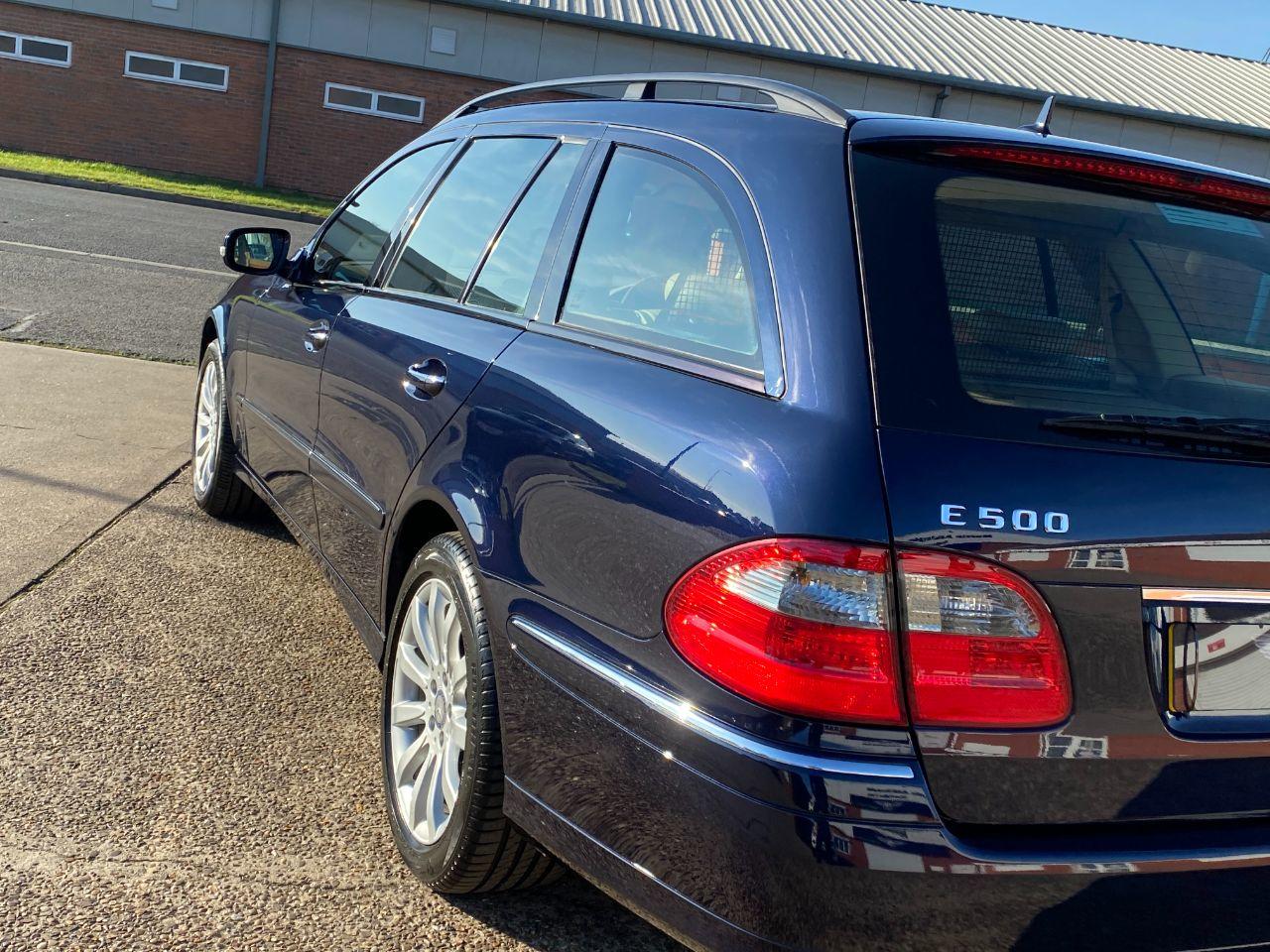 Mercedes-Benz E Class E500 5.5 V8 Elegance Estate Automatic Estate Petrol Tansanite Blue Metallic