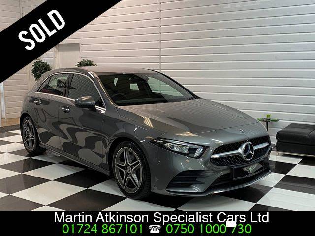 Mercedes-Benz A Class 1.5 A180d AMG Line Premium 5dr Auto Hatchback Diesel Mountain Grey Metallic