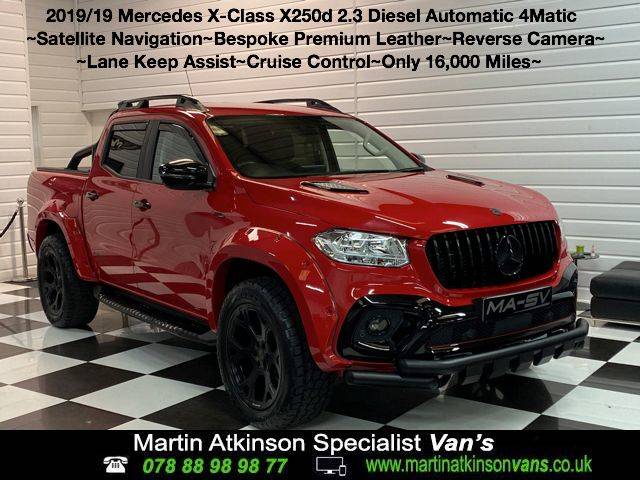 2019 Mercedes-Benz X Class 2.3 250d 4Matic MA-SV WIDEBODY  Double Cab Pickup Auto