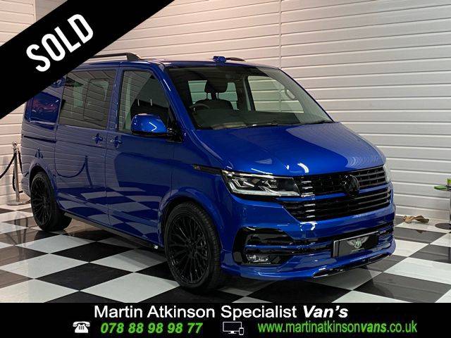 Volkswagen Transporter T6.1 2.0 BiTDi 199BHP Highline Kombi Van 4Motion DSG Automatic Combi Van Diesel Ravenna Blue