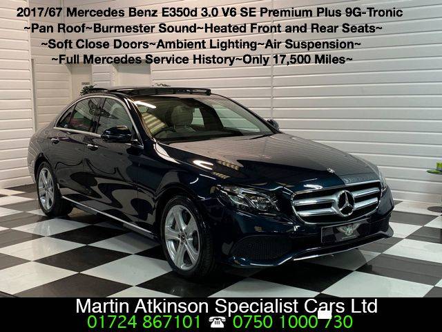 2017 Mercedes-Benz E Class E350d 3.0 V6 SE Premium Plus 4dr 9G-Tronic