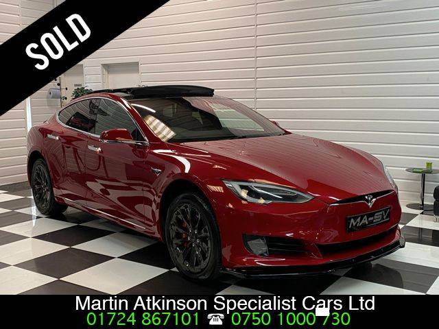 Tesla Model S 0.0 307kW 90kWh Dual Motor 5dr Auto Hatchback Electric Multicoat Red Paintwork