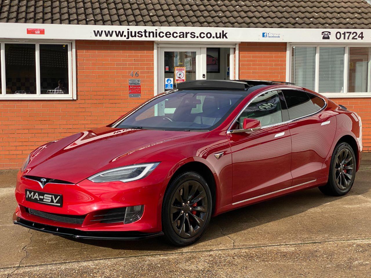 Tesla Model S 0.0 307kW 90kWh Dual Motor 5dr Auto Hatchback Electric Multicoat Red Paintwork