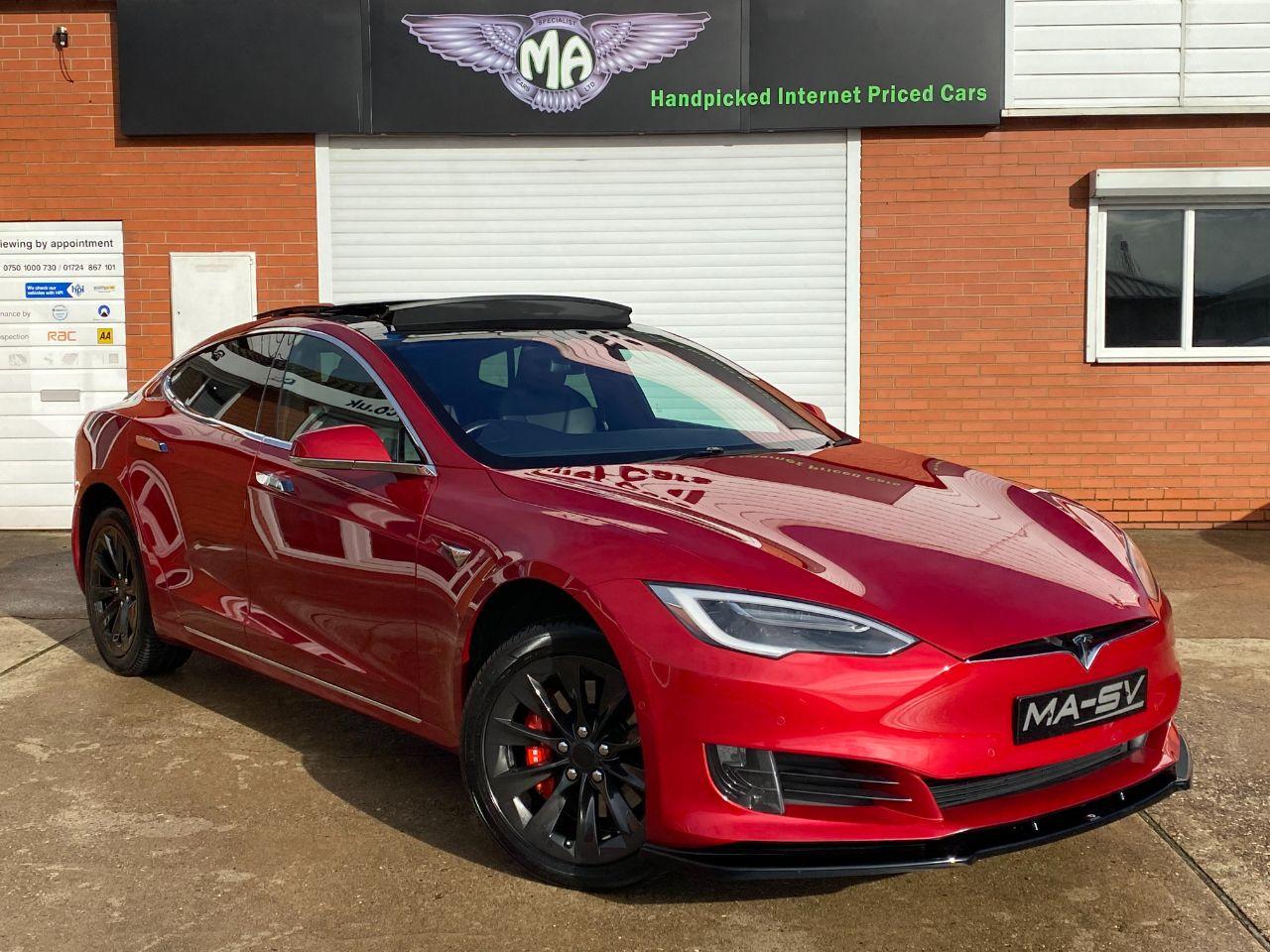 Tesla Model S 0.0 307kW 90kWh Dual Motor 5dr Auto Hatchback Electric Multicoat Red Paintwork