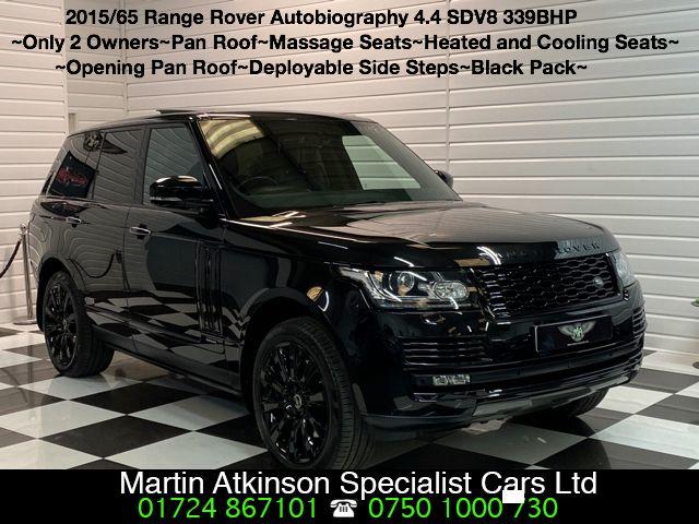 Land Rover Range Rover 4.4 SDV8 Autobiography 4dr Auto Estate Diesel Santorini Black Metallic