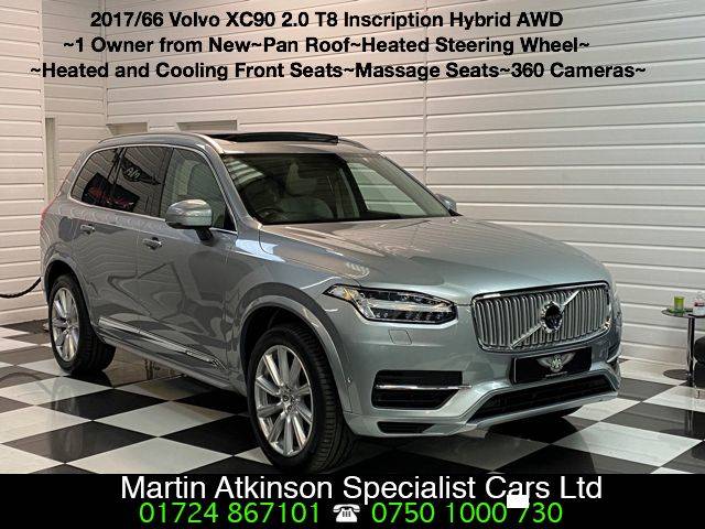 2017 Volvo XC90 2.0 T8 Hybrid Inscription 5dr Geartronic