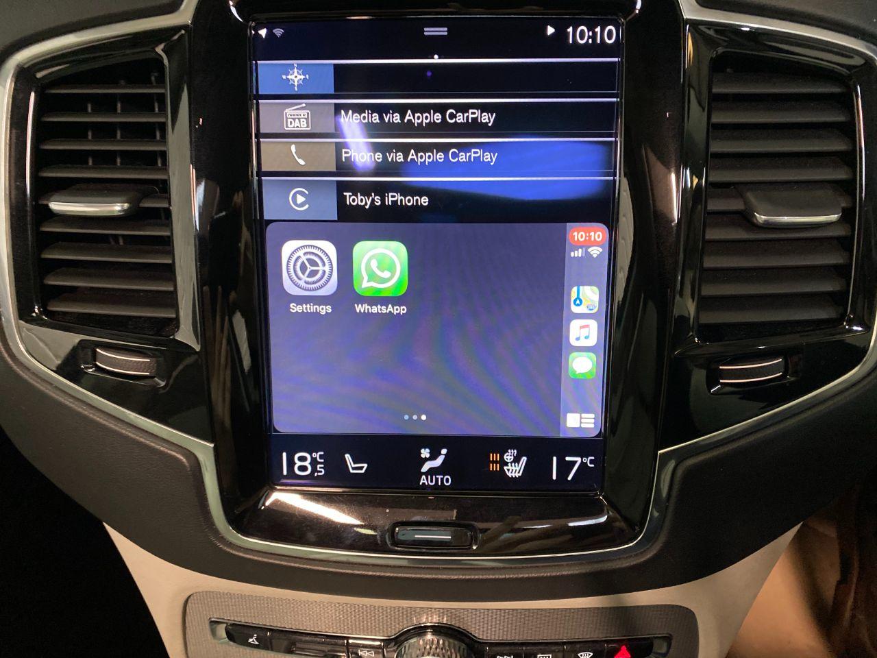 Volvo XC90 2.0 T8 Hybrid Inscription 5dr Geartronic Estate Petrol / Electric Hybrid Electric Premium Silver Metallic