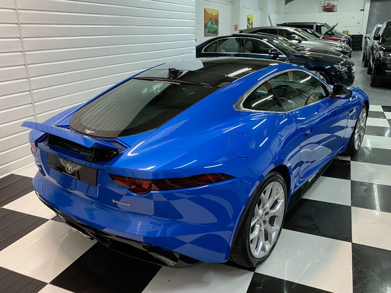 Jaguar F-type 2.0 R-Dynamic i4 300BHP Coupe Petrol Ultra Blue Metallic