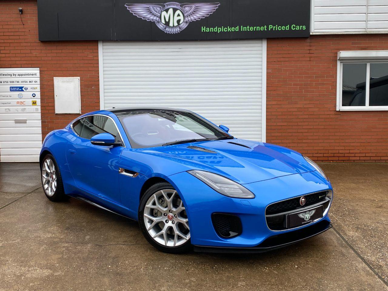 Jaguar F-type 2.0 R-Dynamic i4 300BHP Coupe Petrol Ultra Blue Metallic