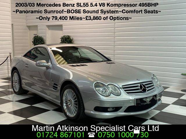 2003 Mercedes-Benz SL Series SL55 5.4 V8 Kompressor AMG Automatic