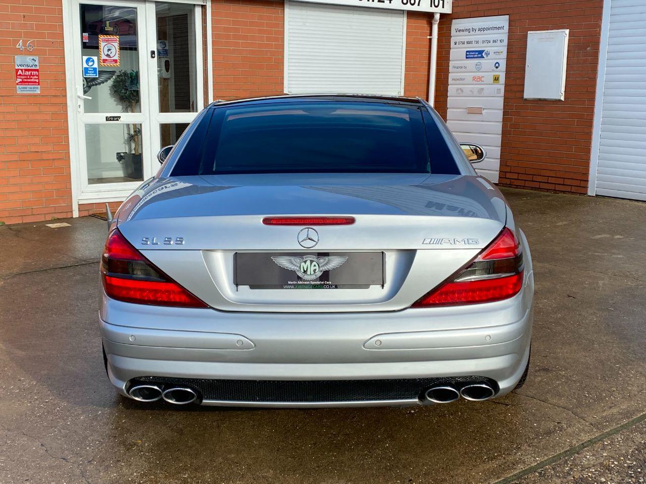 Mercedes-Benz SL Series SL55 5.4 V8 Kompressor AMG Automatic Convertible Petrol Silver