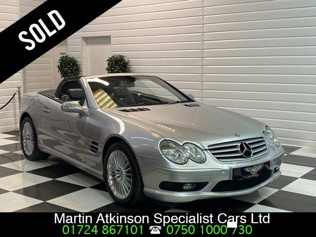 Mercedes-Benz SL Series SL55 5.4 V8 Kompressor AMG Automatic Convertible Petrol Silver