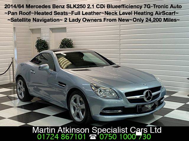 2014 Mercedes-Benz SLK 2.1 SLK250 CDi BLUEEFFICIENCY 7G-Tronic