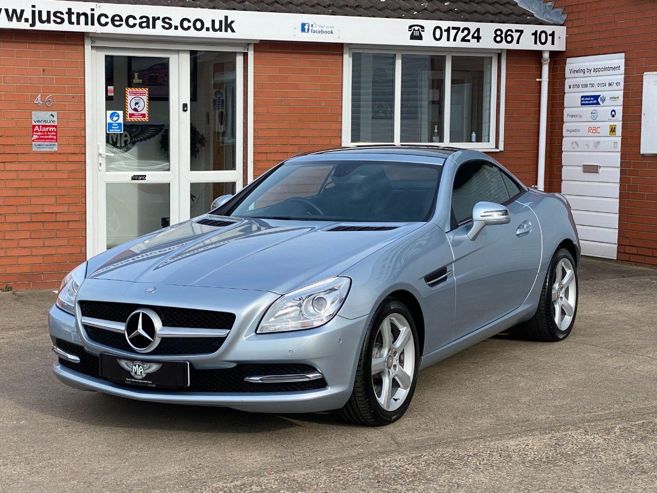Mercedes-Benz SLK 2.1 SLK250 CDi BLUEEFFICIENCY 7G-Tronic Convertible Diesel Diamond Silver Blue Metallic