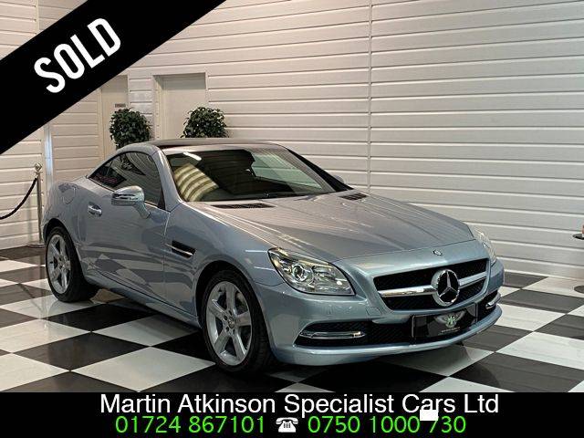 Mercedes-Benz SLK 2.1 SLK250 CDi BLUEEFFICIENCY 7G-Tronic Convertible Diesel Diamond Silver Blue Metallic