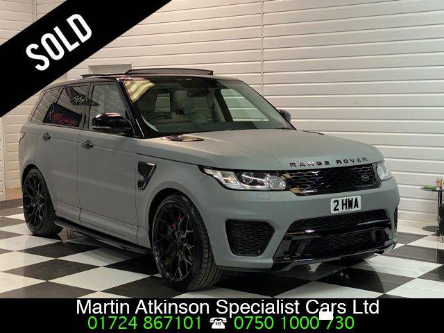 Land Rover Range Rover Sport 3.0 HSE ~ FULL SVR REPLICA ~ SDV6 HSE 5dr Auto Estate Diesel Matte Nardo Grey