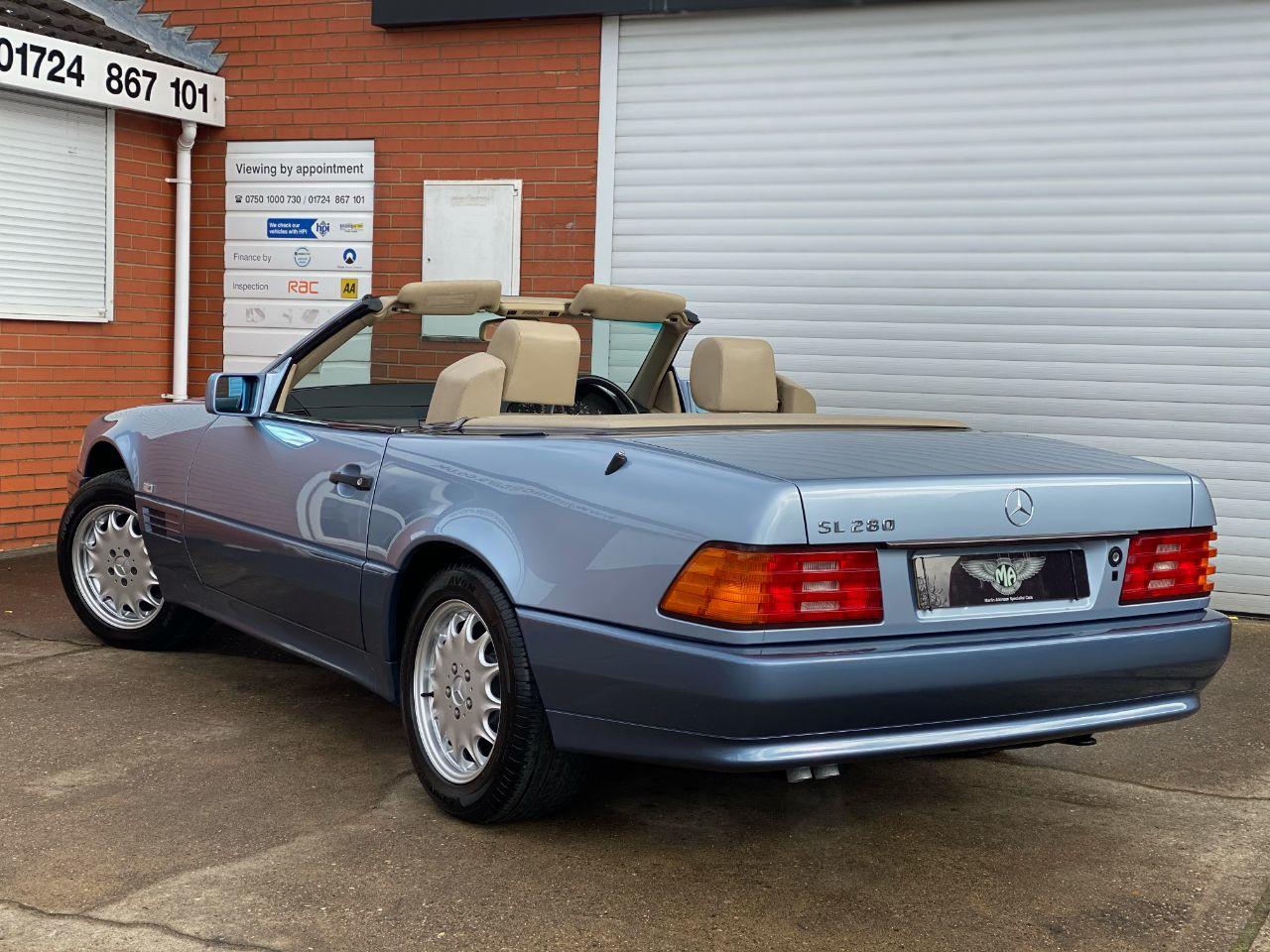 Mercedes-Benz SL 280 2.8 Automatic 2Dr Convertible Petrol Pearl Blue Metallic
