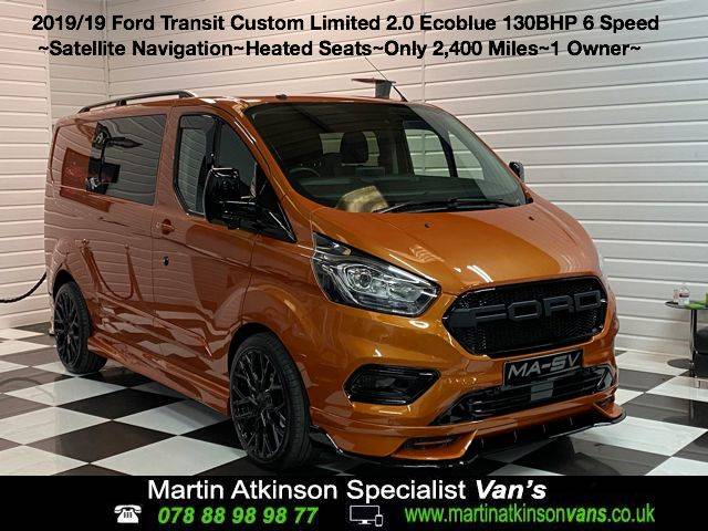 2019 Ford Transit Custom MA-SV Edition 2.0 EcoBlue 130ps Low Roof Limited Van