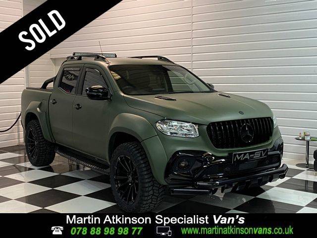 Mercedes-Benz X Class 2.3 MA-SV WIDEBODY-X X250d 4Matic Pure Double Cab Pickup Auto Pick Up Diesel Matte Military Green
