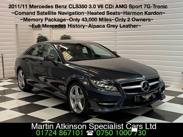 Mercedes-Benz CLS CLS350 3.0 V6 CDi BlueEfficiency AMG Sport Coupe Diesel Tenorite Grey Metallic