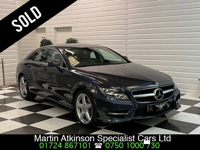 Mercedes-Benz CLS CLS350 3.0 V6 CDi BlueEfficiency AMG Sport Coupe Diesel Tenorite Grey Metallic