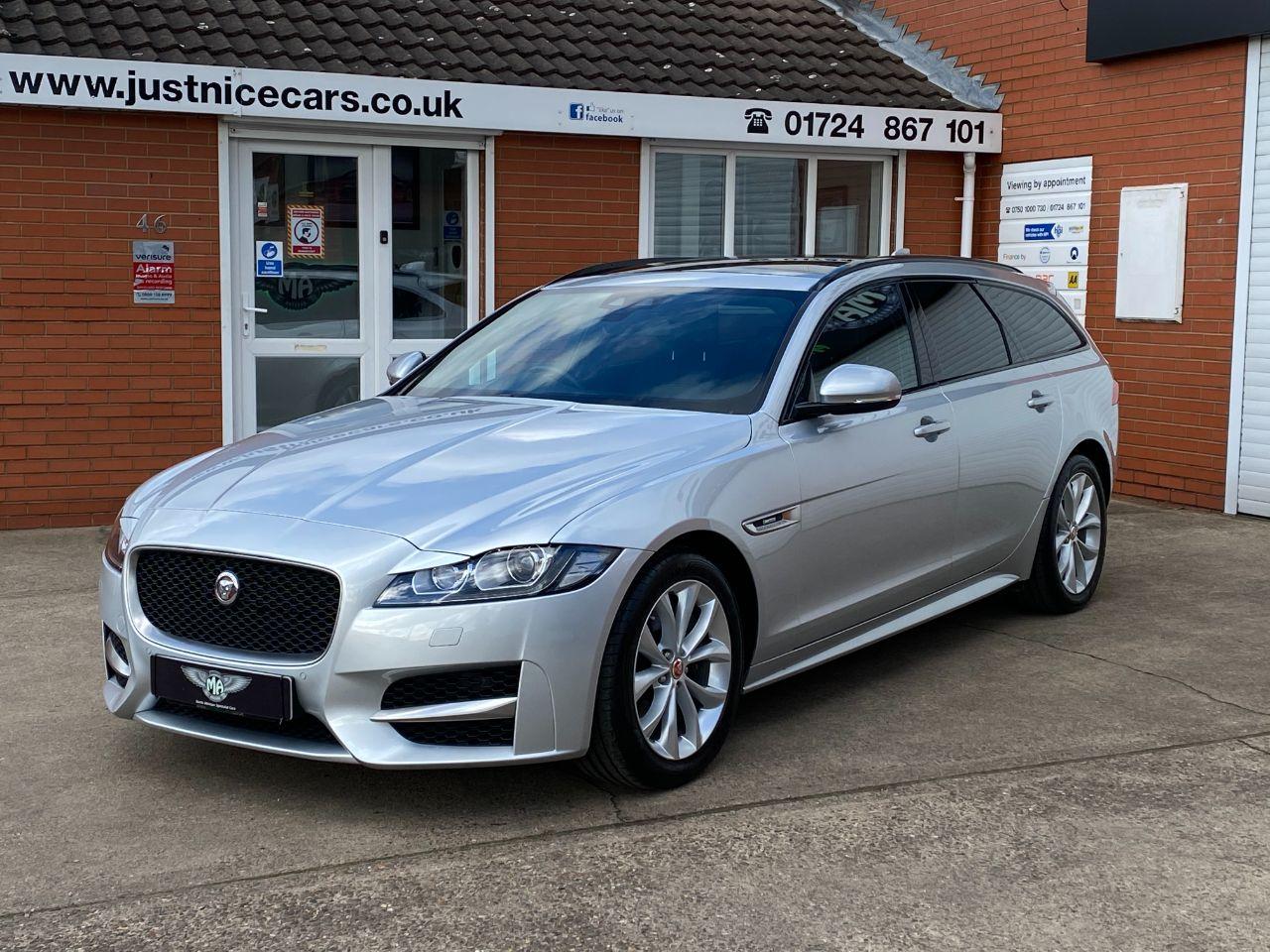 Jaguar XF Sportbrake 2.0d D240 R-Sport 5dr Auto AWD 240PS Estate Diesel Indus Silver Metallic