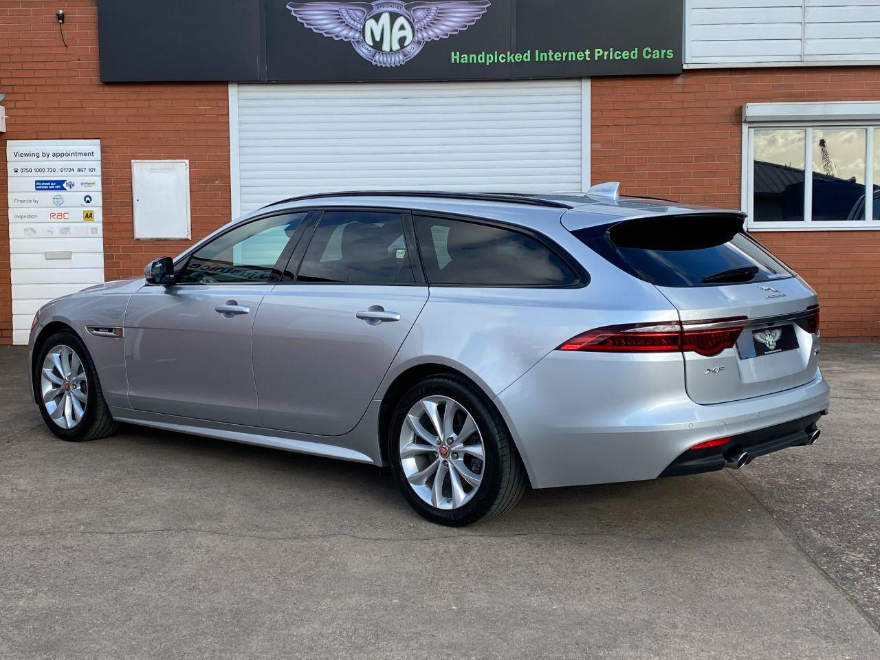 Jaguar XF Sportbrake 2.0d D240 R-Sport 5dr Auto AWD 240PS Estate Diesel Indus Silver Metallic
